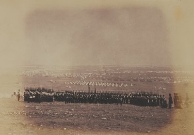 Lieutenant-Colonel Thomas Shadforth and the 57th (West Middlesex) Regiment of Foot, from an album of 52 photographs associated with the Crimean War by Roger Fenton